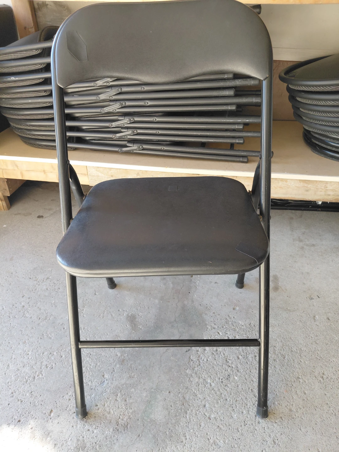 Black Folding Chair - photo 3