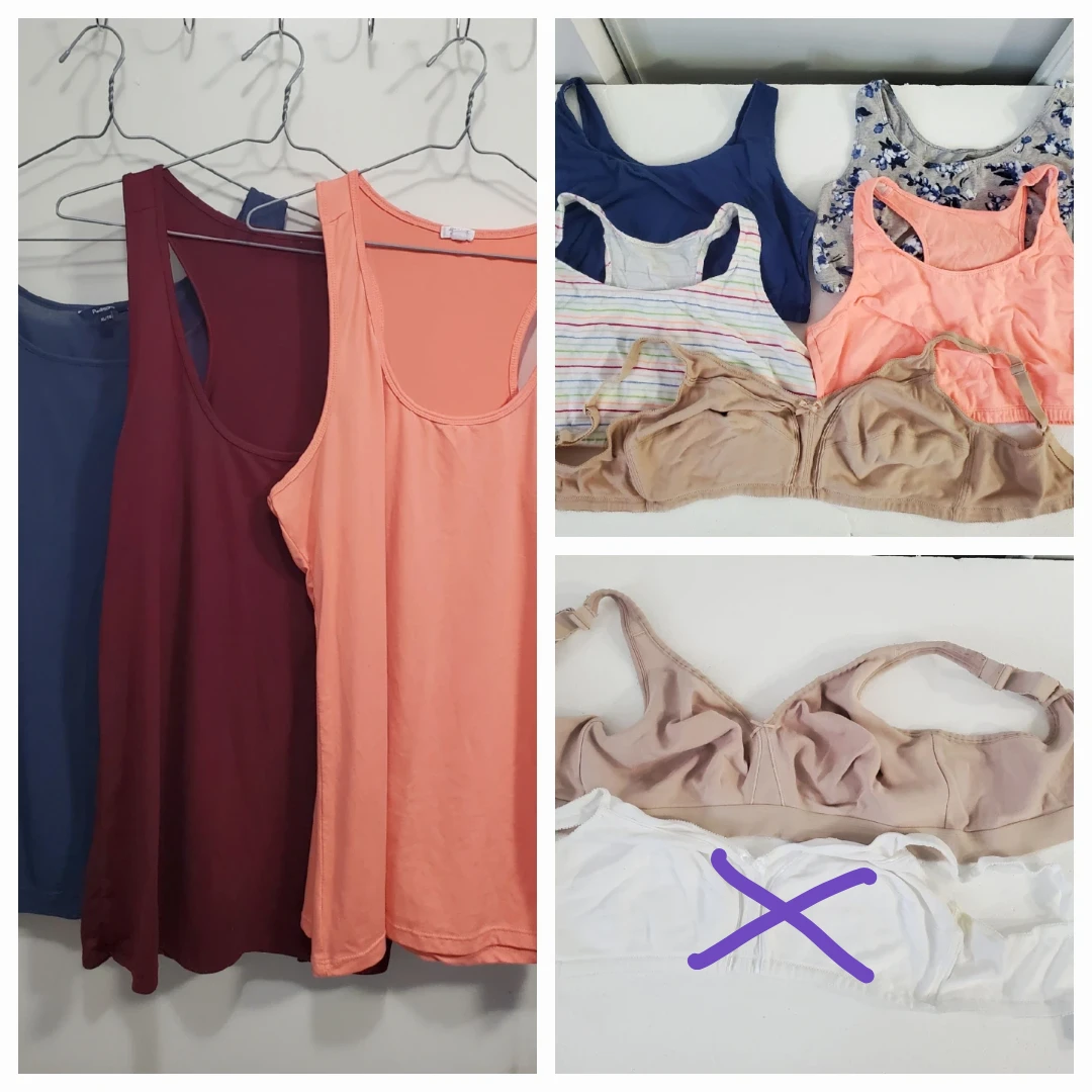 [$13 Bundle]: Assorted Plus Size Women's Bras and Tank Tops