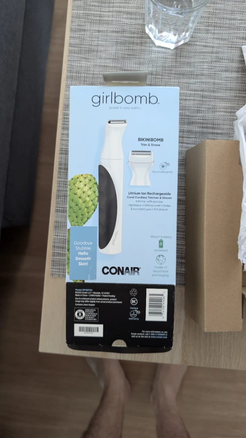 Conair Girlbomb Bikinibomb Trimmer & Shaver (New)
