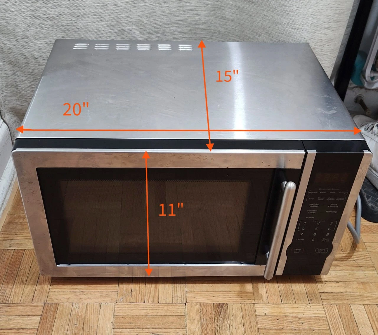 Mabe Stainless Steel Microwave 1000W Light Bulb Needs Replace - photo 2