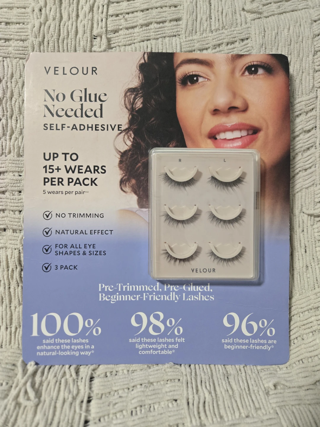 Velour Effortless Self-Adhesive Lashes 3-Pack