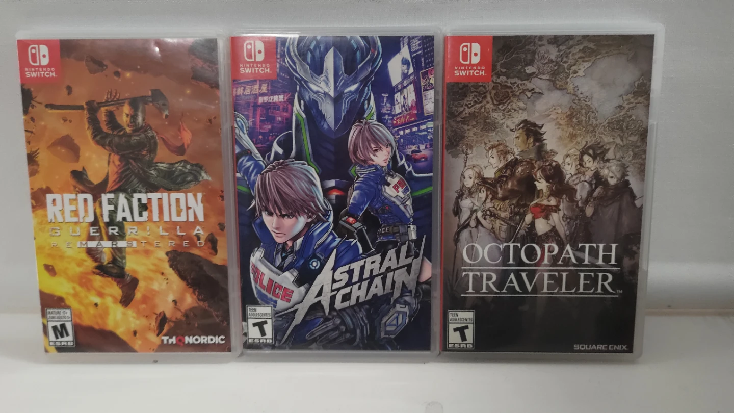 3 Nintendo Switch Games - Rare