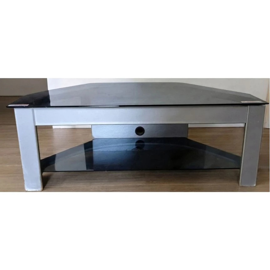 💥FREE Metal TV Stand with Glass bottom shelf & Top💥
