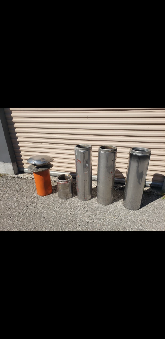 Stainless Steel Chimney Flue Pipes and Cap