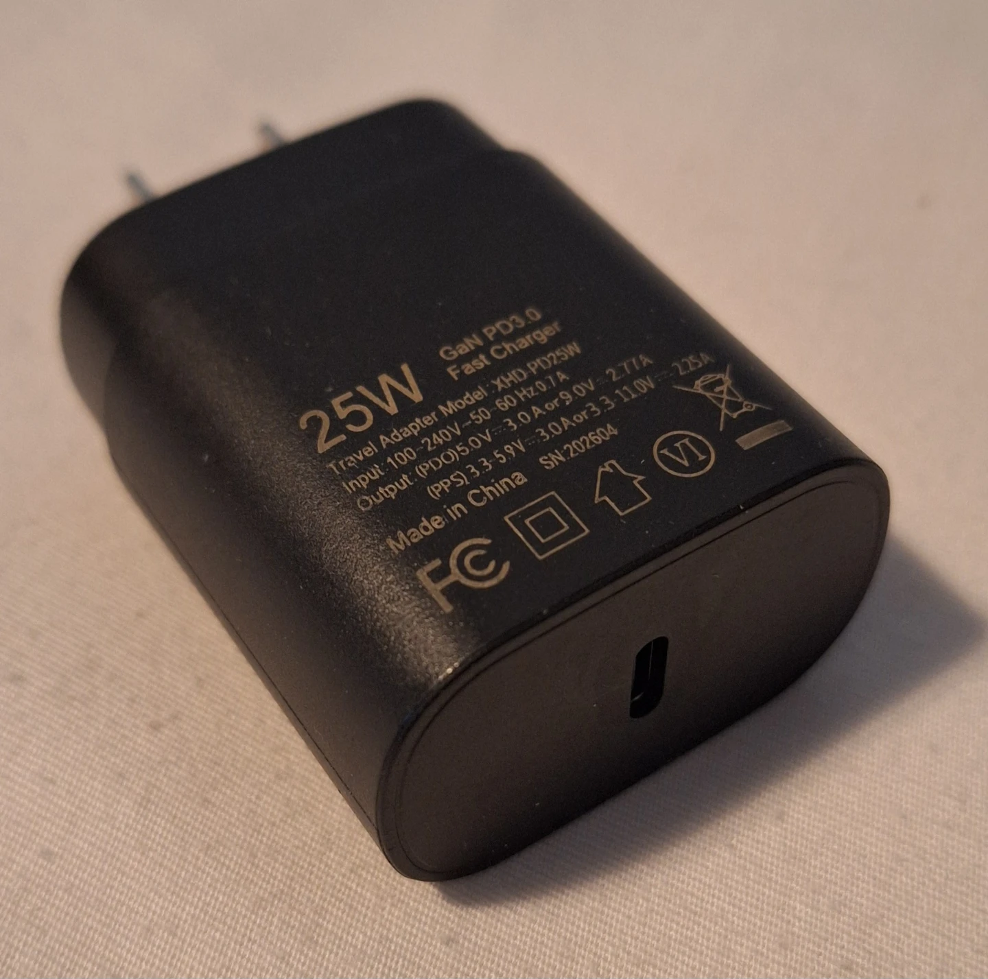 25W GaN PD3.0 Fast Charger