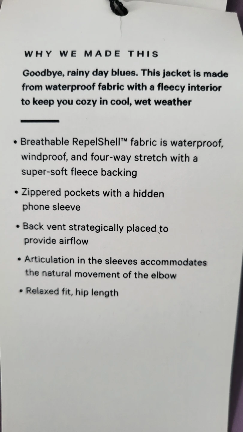 Lululemon Cinch-Back Rain Jacket - photo 3