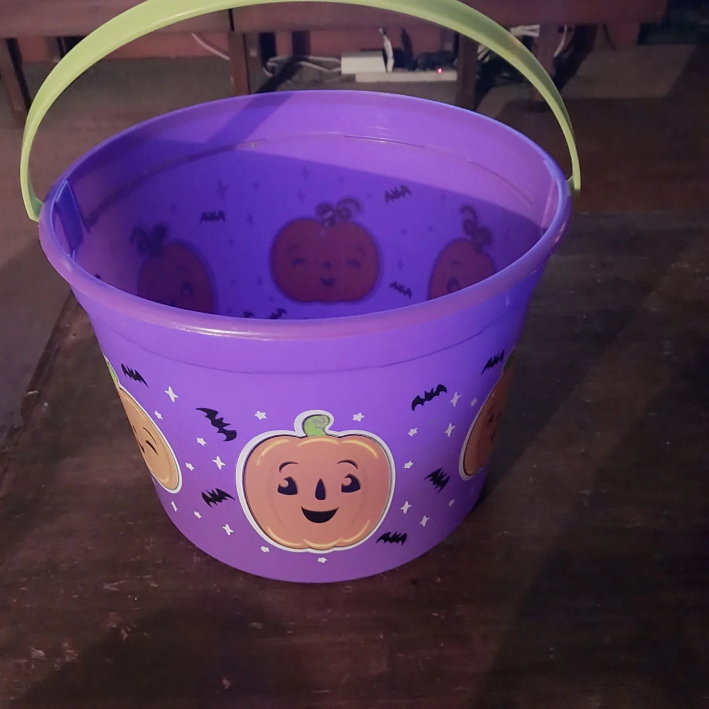 Walmart Purple Pumpkin Halloween Bucket