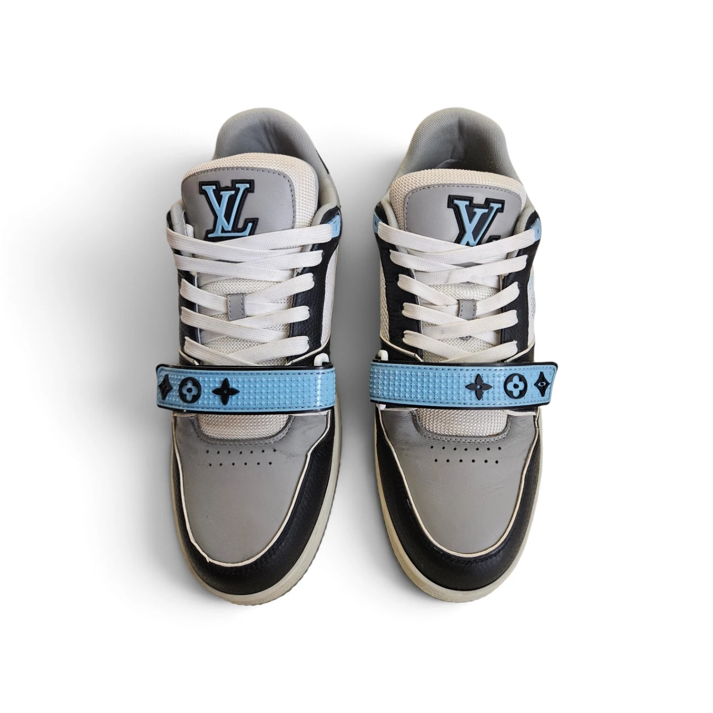 Louis Vuitton Trainers, blue and black