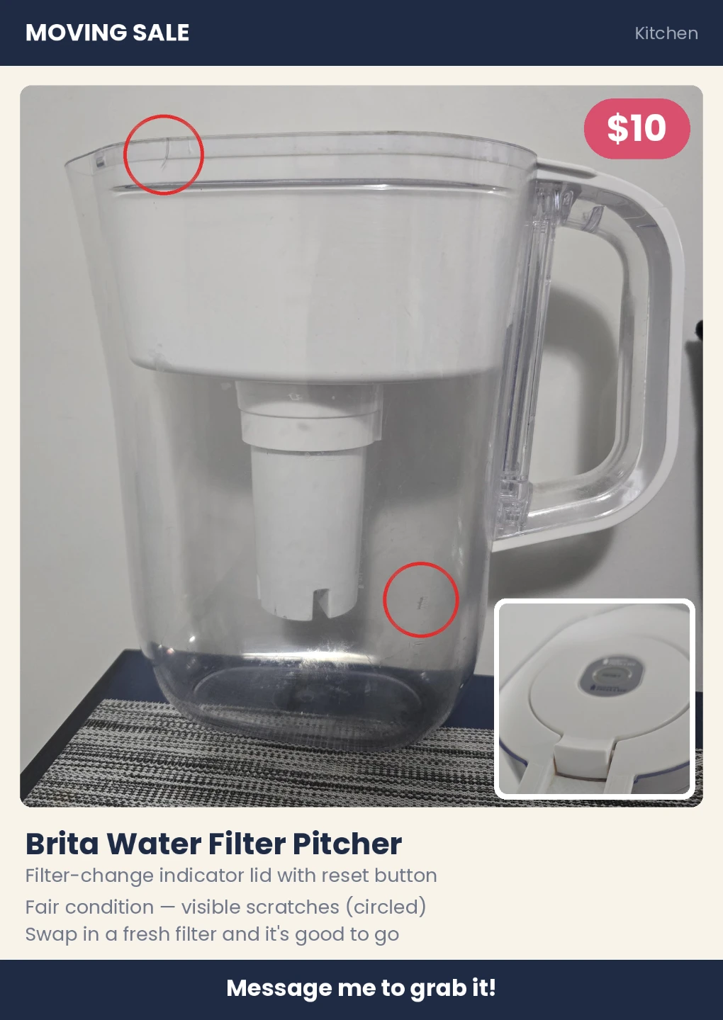 Brita Water Filter Pitcher