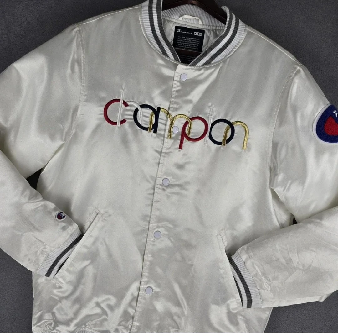 Champion Kith  mens  Varsity Jacket size  medium