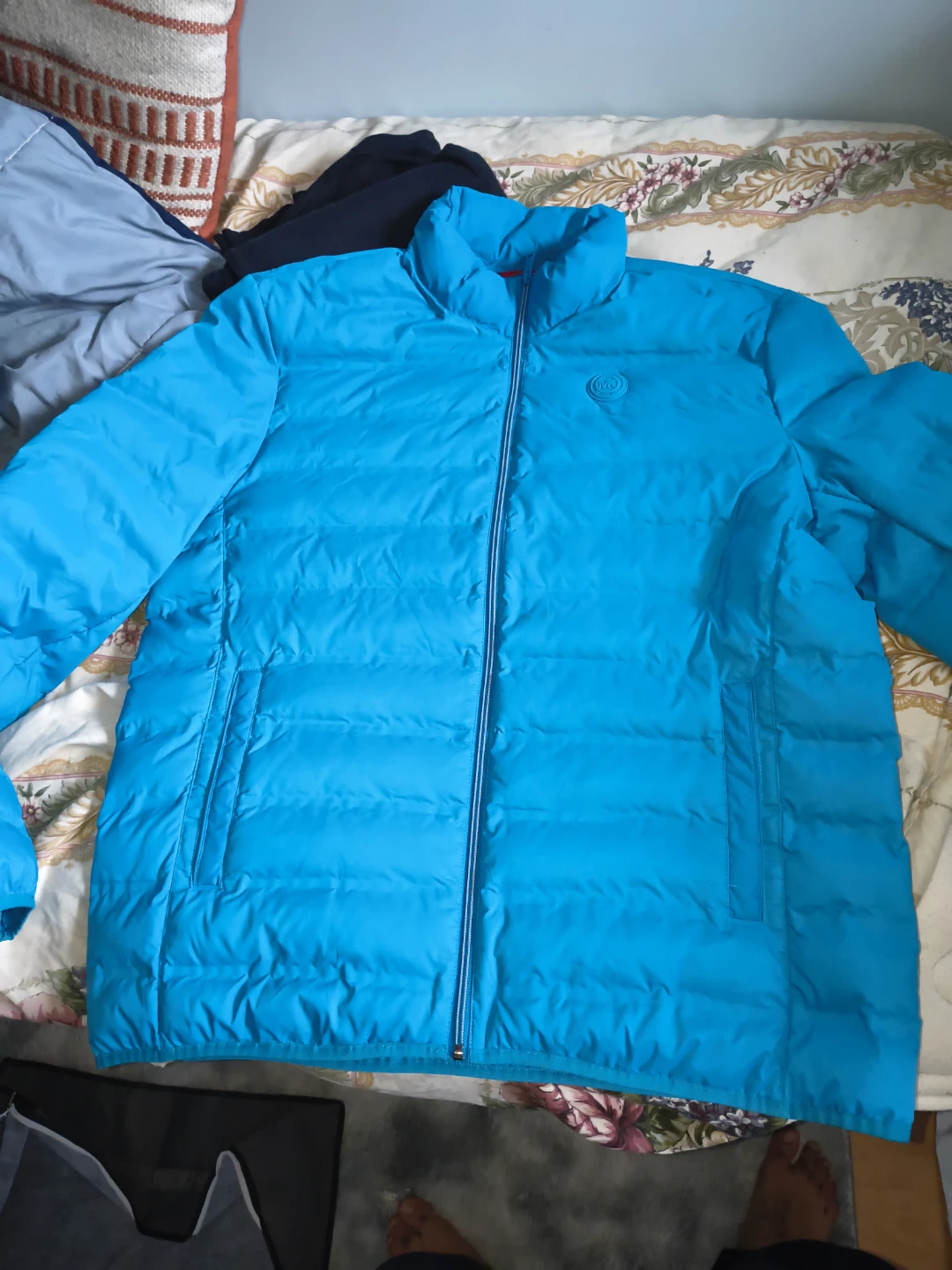 Michael Kors Blue Puffer Jacket XL/TG