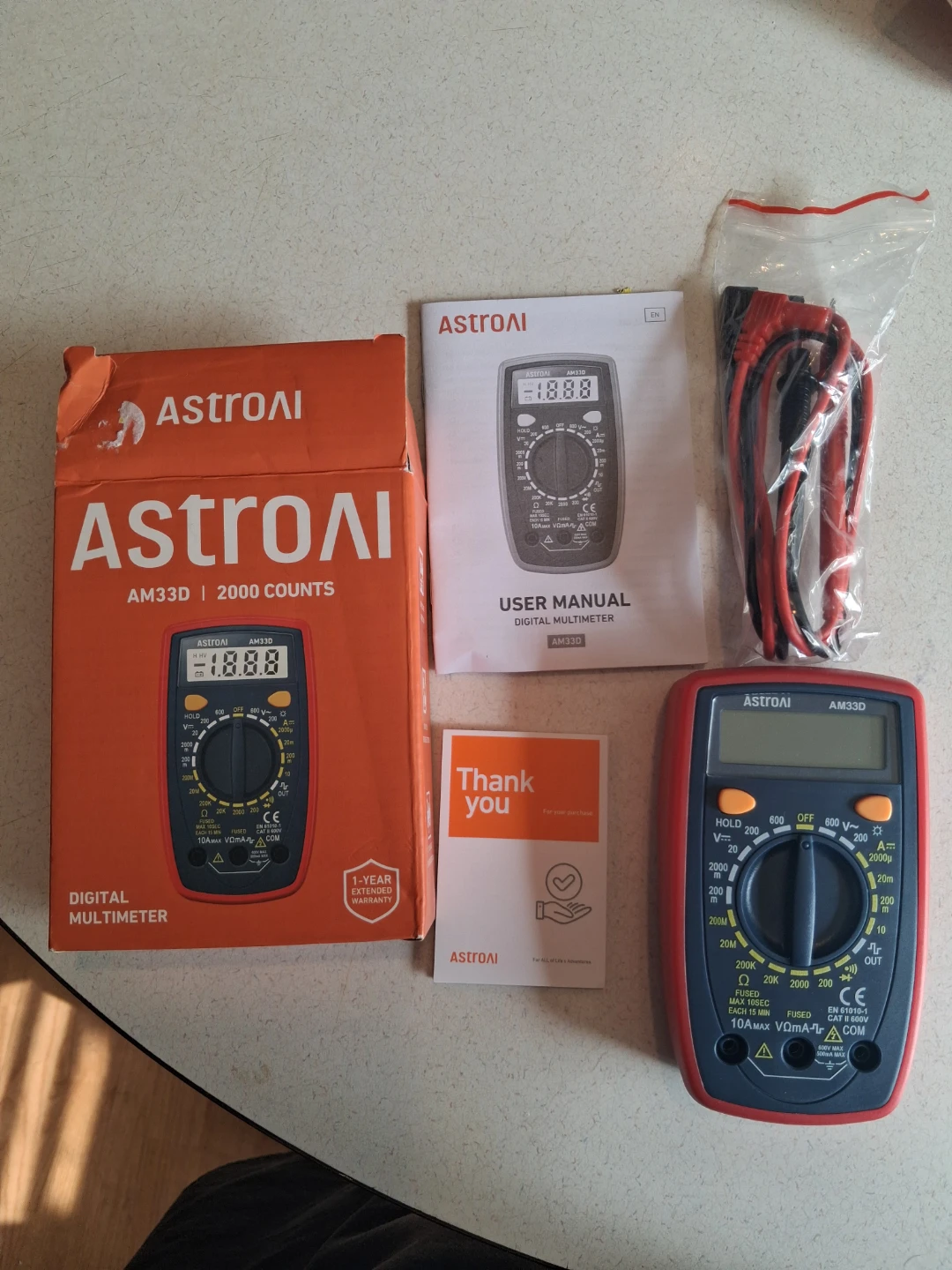 AstroAI AM33D Digital Multimeter - photo 2