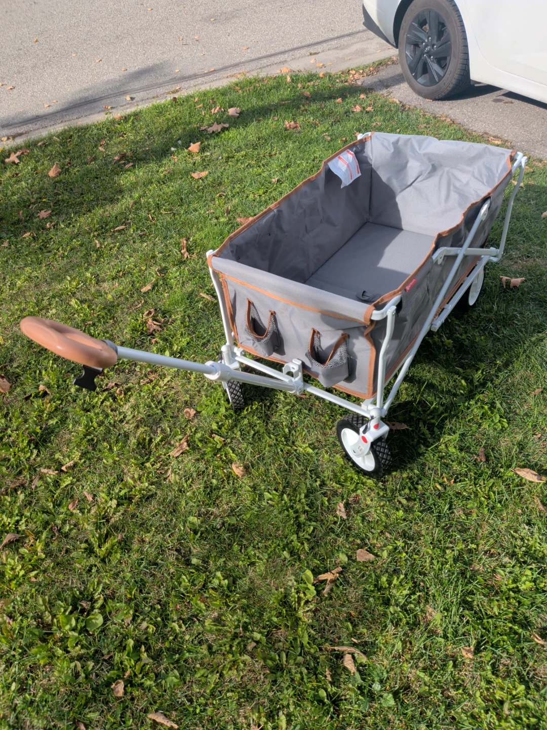 Collapsible Folding Utility Wagon Grey - photo 3