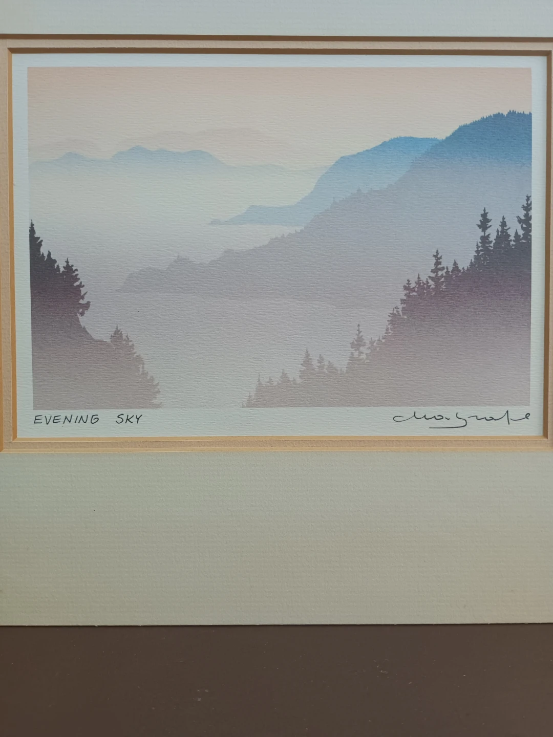 Evening Sky Silkscreen Art by Peter and Traudl Markgraf - photo 3
