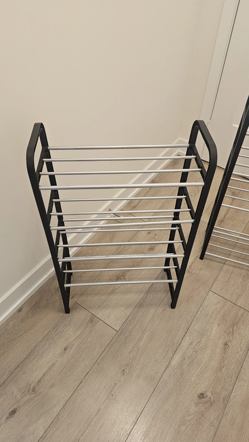 Two 4-Tier Shoe Racks - photo 2