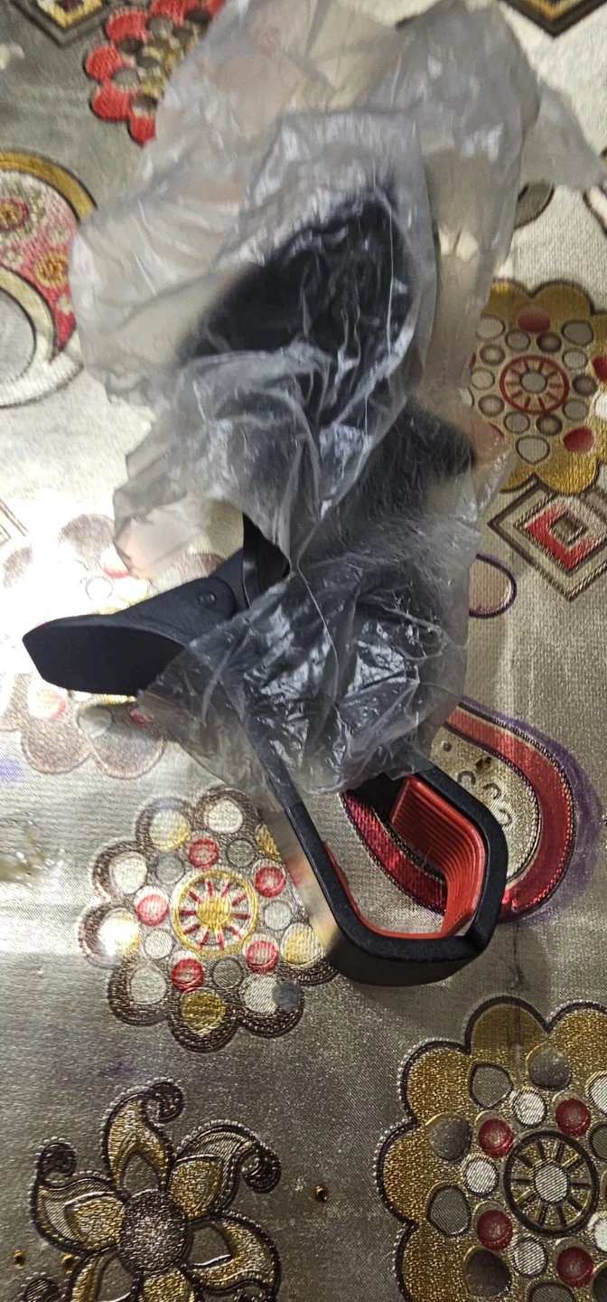 Black and Red Mobile Phone Holder