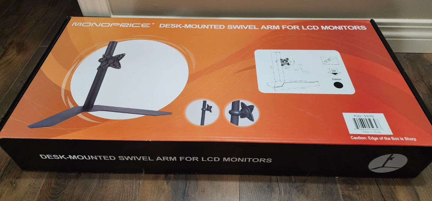 Monoprice Desk-Mounted Swivel Arm for LCD Monitors