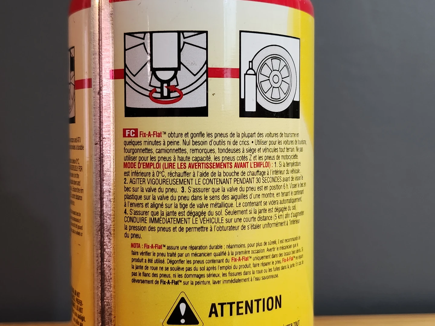Pennzoil Fix-a-Flat Tire Inflator and Sealer - photo 3