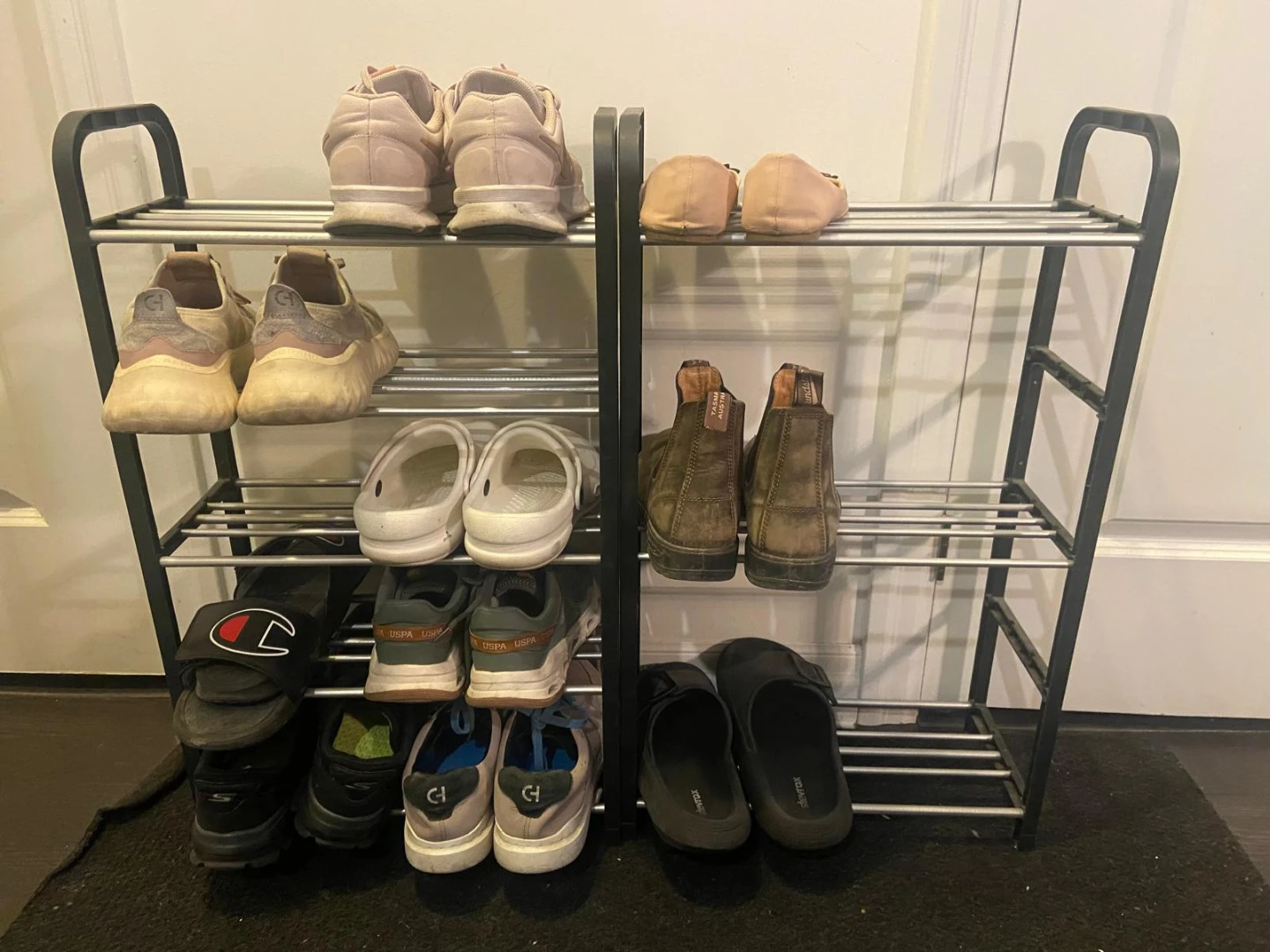 Metal 4-Tier Shoe Racks. 2 for $ 10