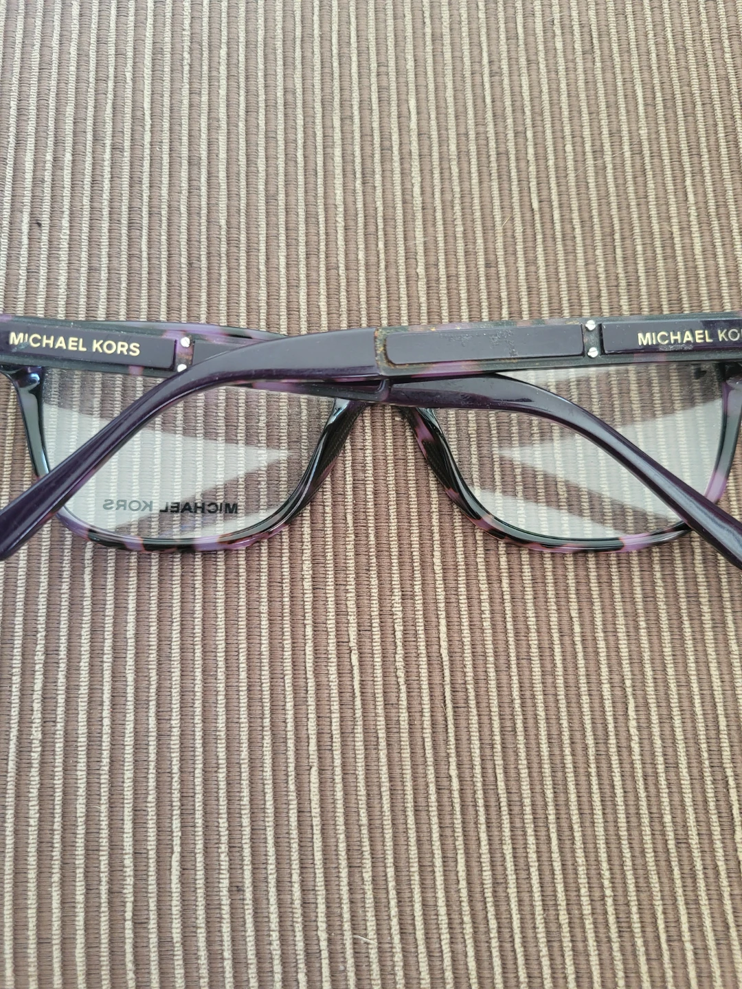 Michael Kors Purple Tortoise Glasses - photo 2