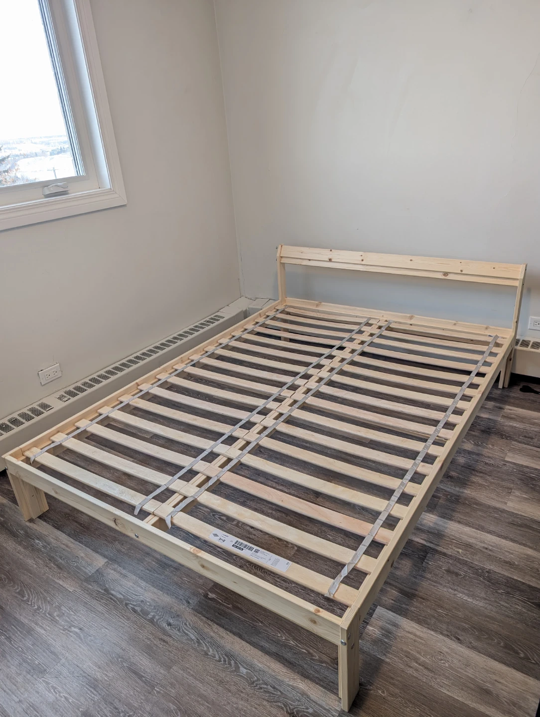 Bed Frame, pine, Full / Double, Mattress - photo 3