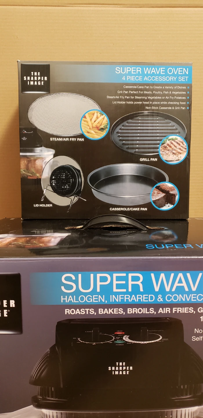 The Sharper Image Super Wave Oven with 4-Piece Accessory Set - photo 4