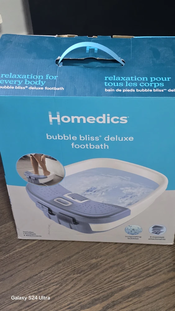 Homedics Bubble Bliss Deluxe Footbath