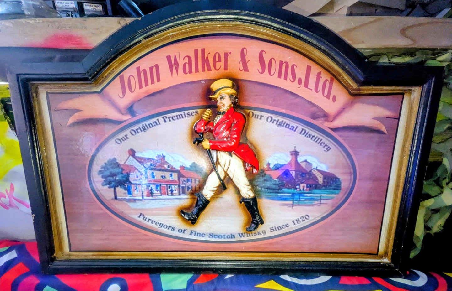Vintage John Walker & Sons Ltd. Advertising Sign