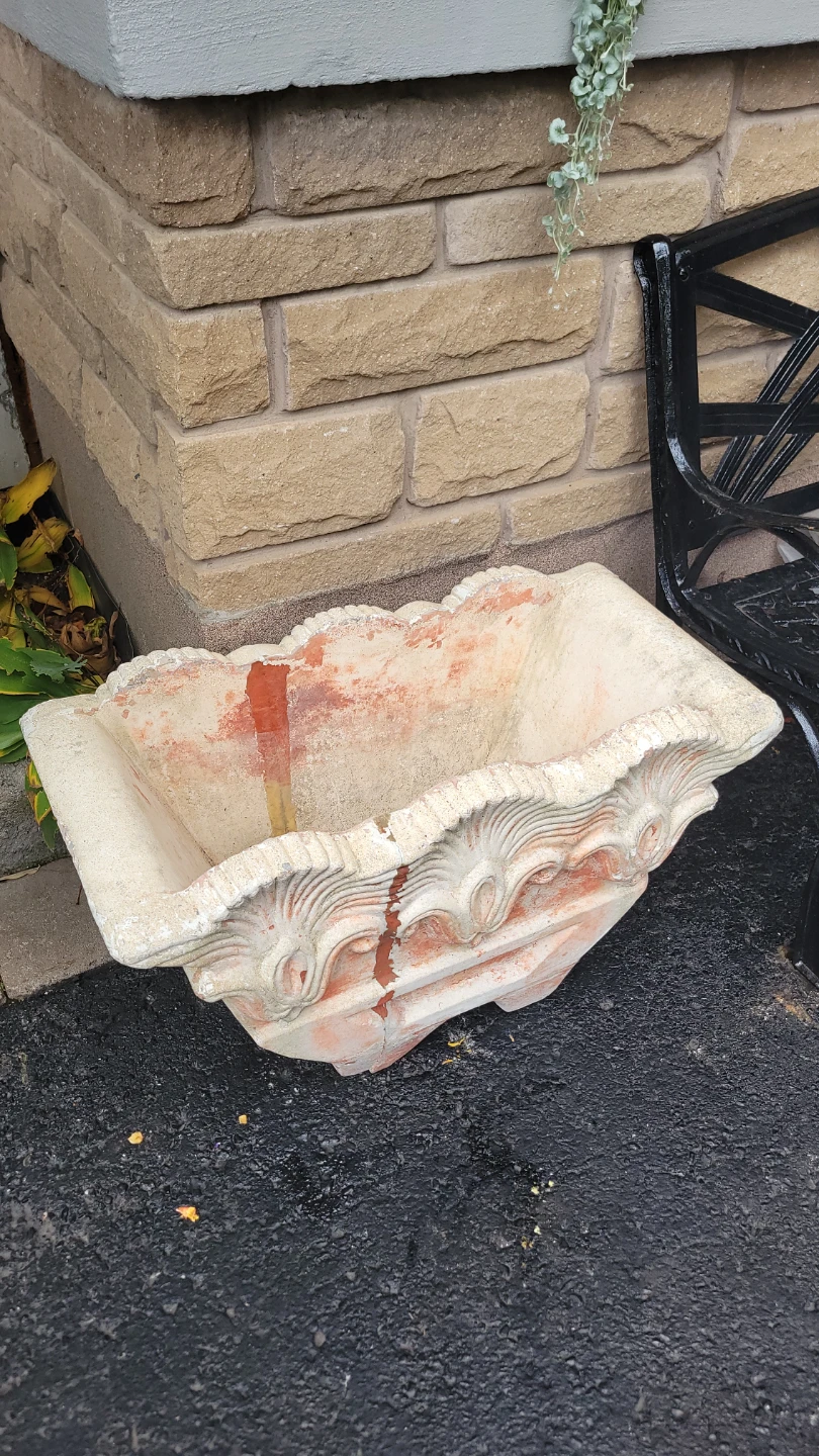 Vintage Terracotta Planter very heavy