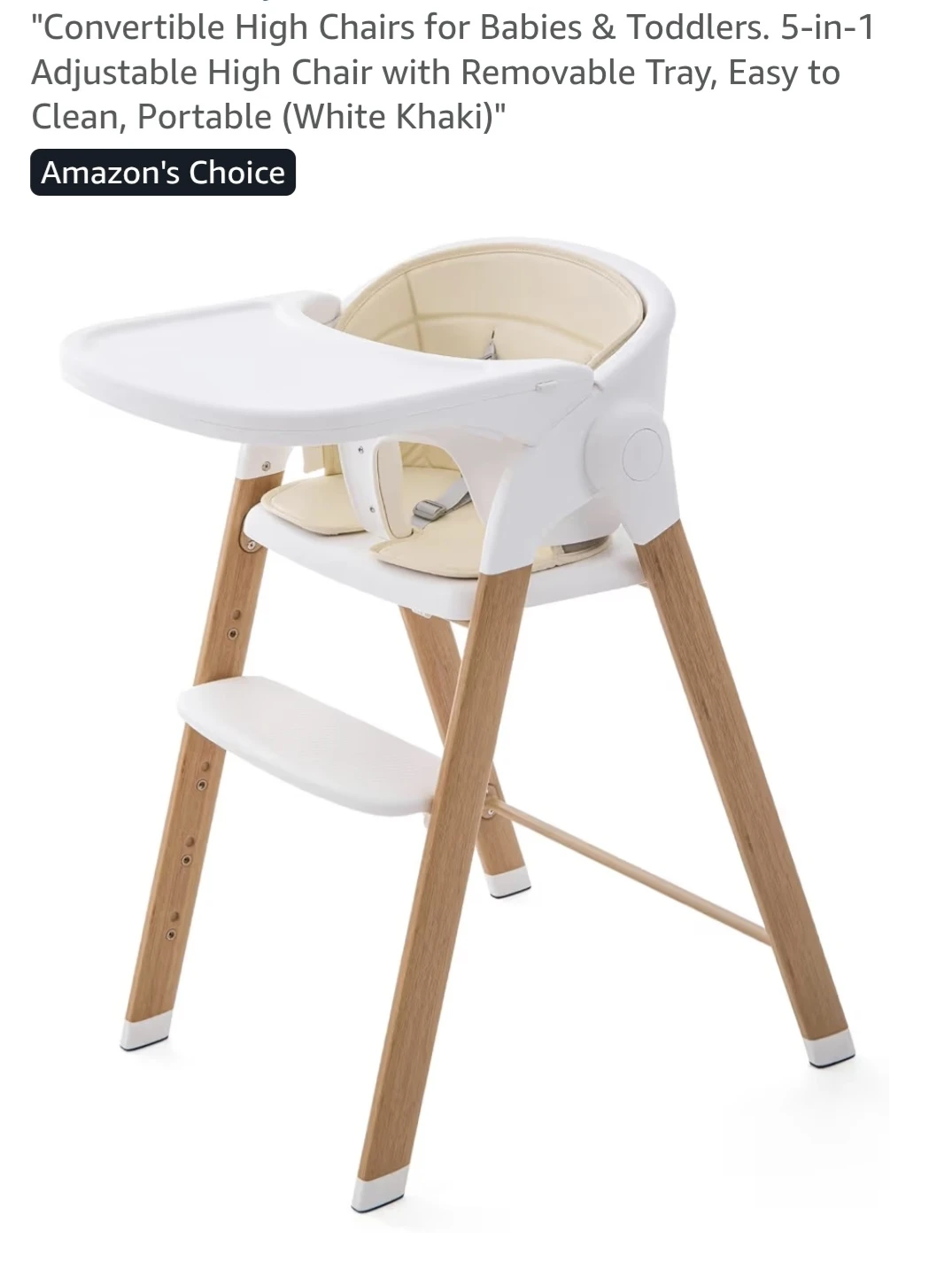 Joobaby 5-in-1 Convertible High Chair - photo 3
