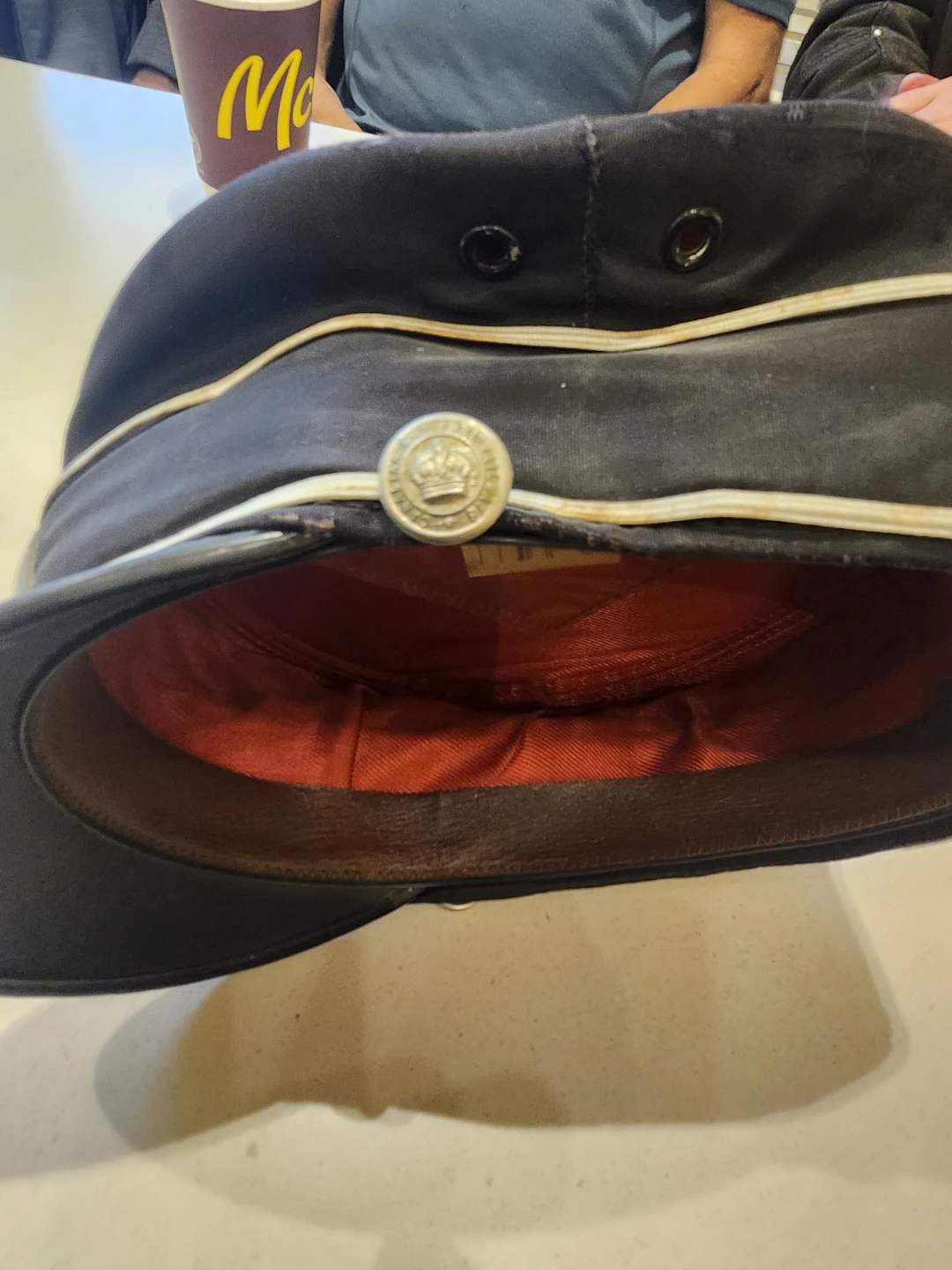 Vintage William Scully CNR Trainman Uniform Cap - photo 3