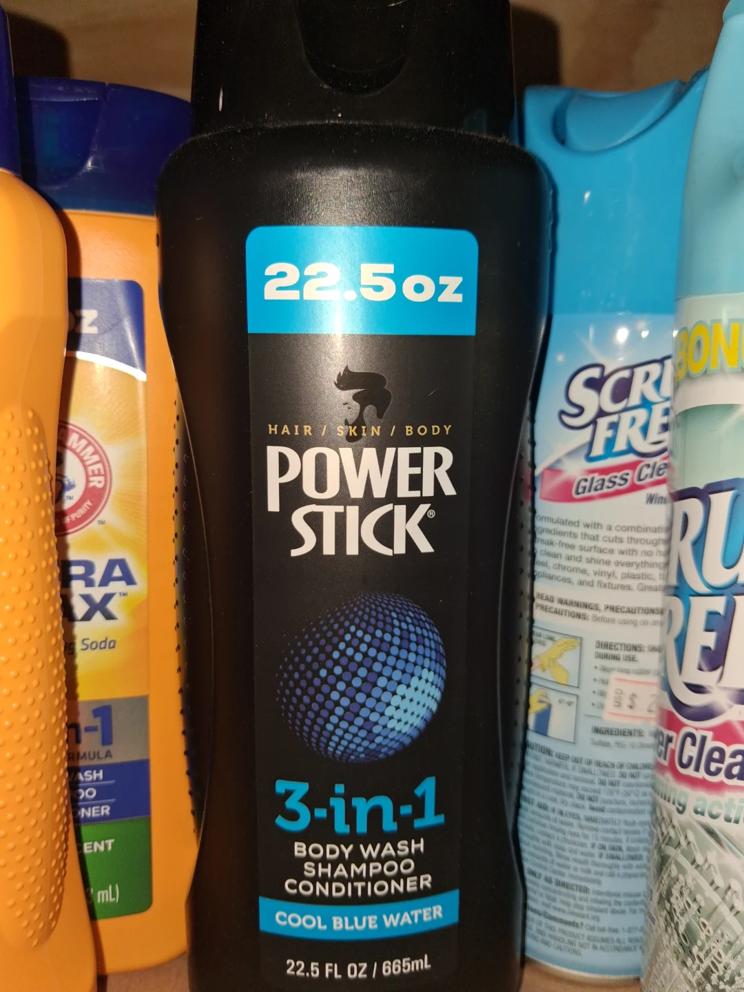 Power Stick 3-in-1 Body Wash, Shampoo, and Conditioner
