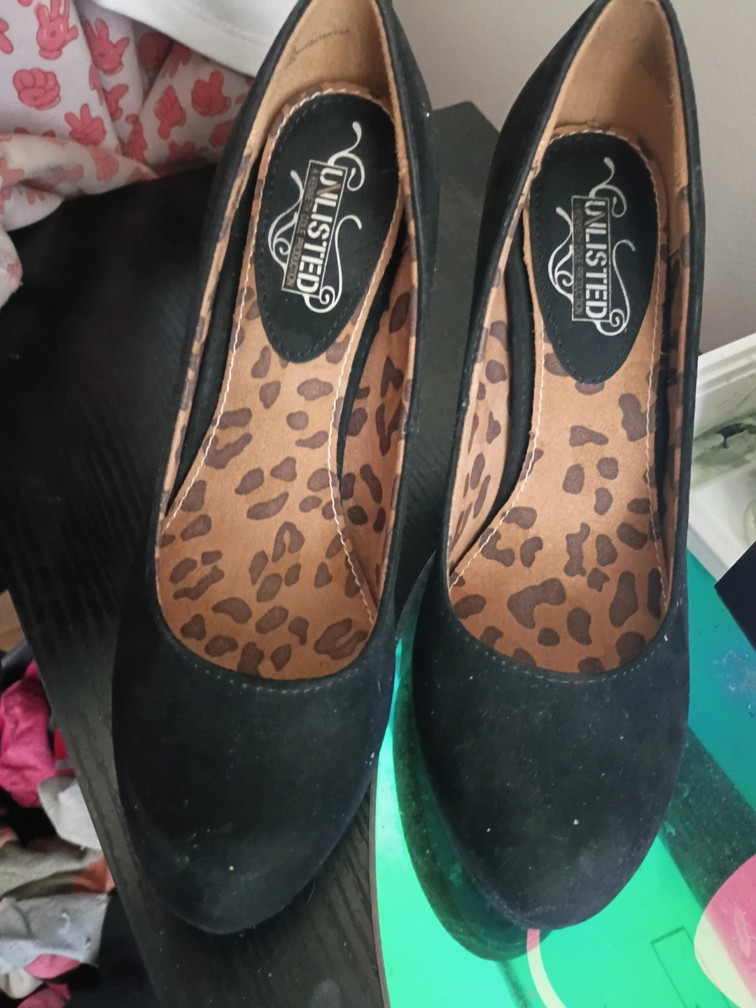 Unlisted by Kenneth Cole Black Heels