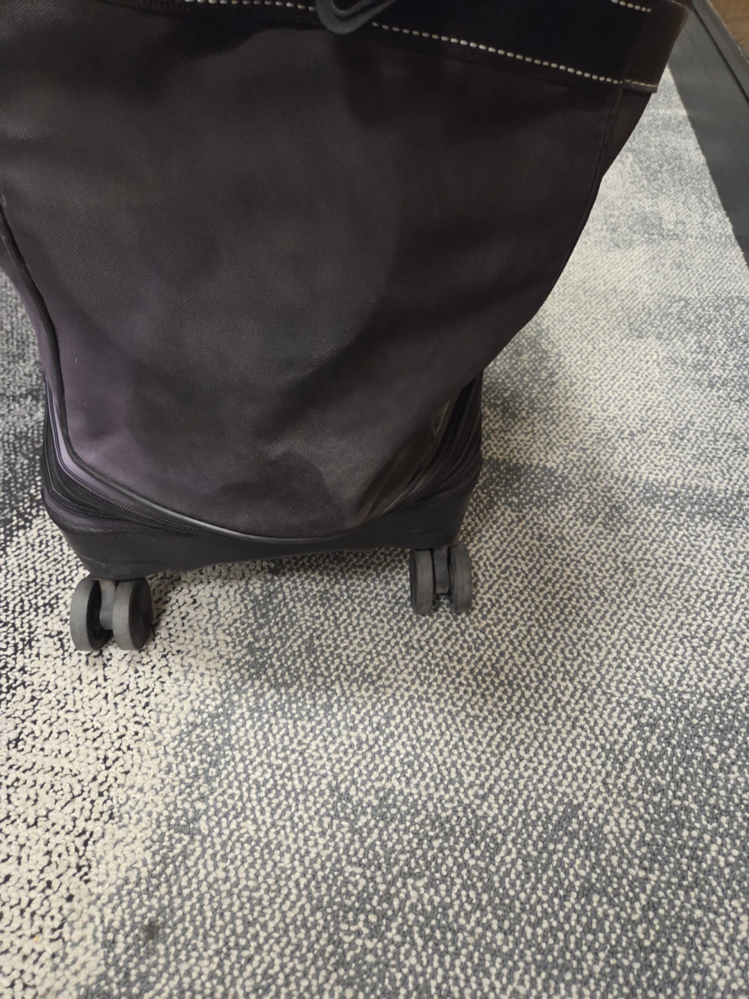 Black Rolling Duffle Bag - photo 3