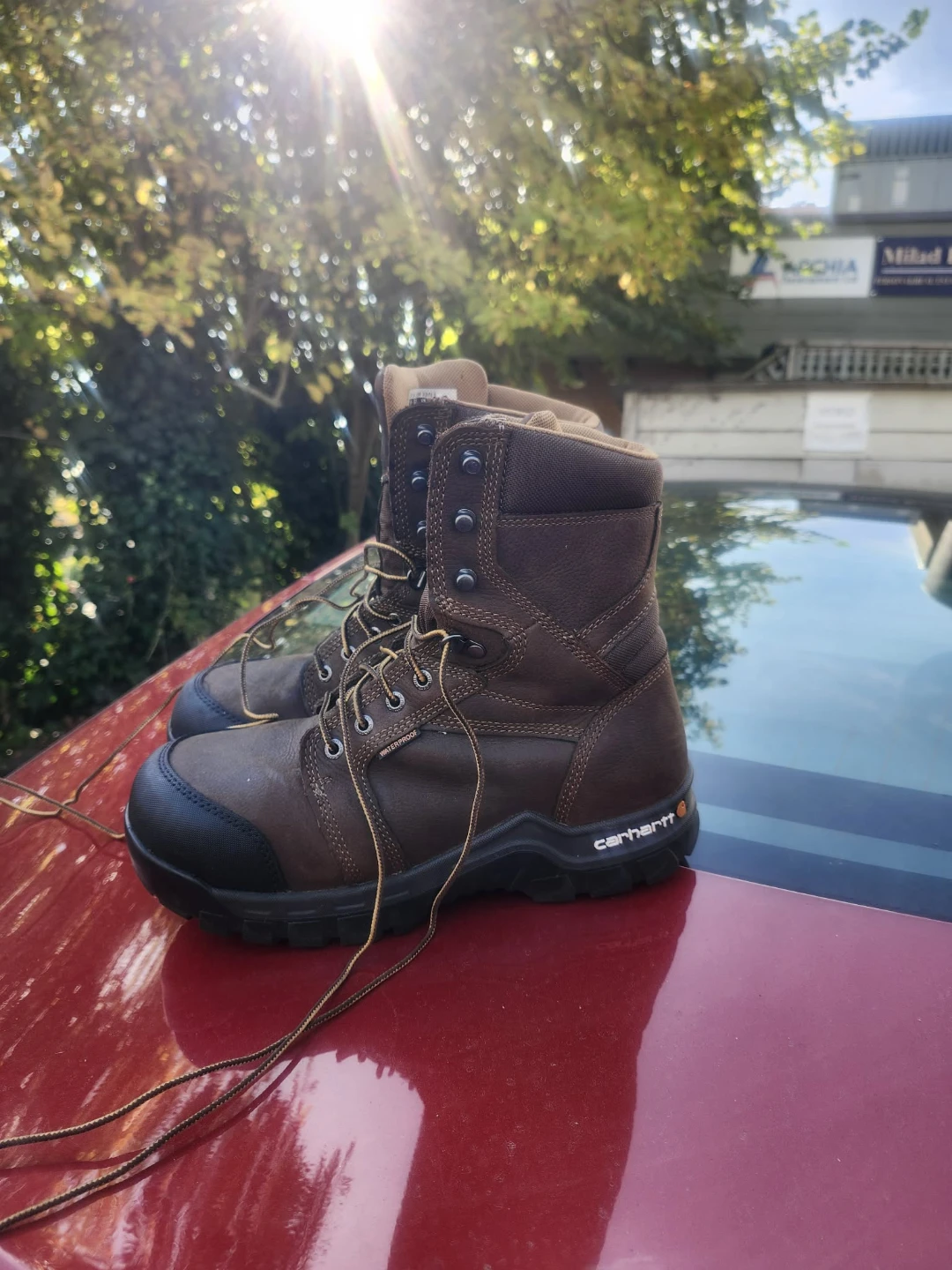 Carhartt Brown Work Boots
