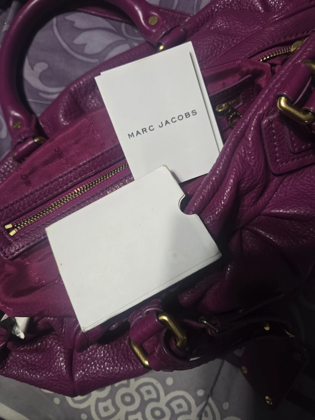 Marc by Marc Jacobs Magenta Leather Bag