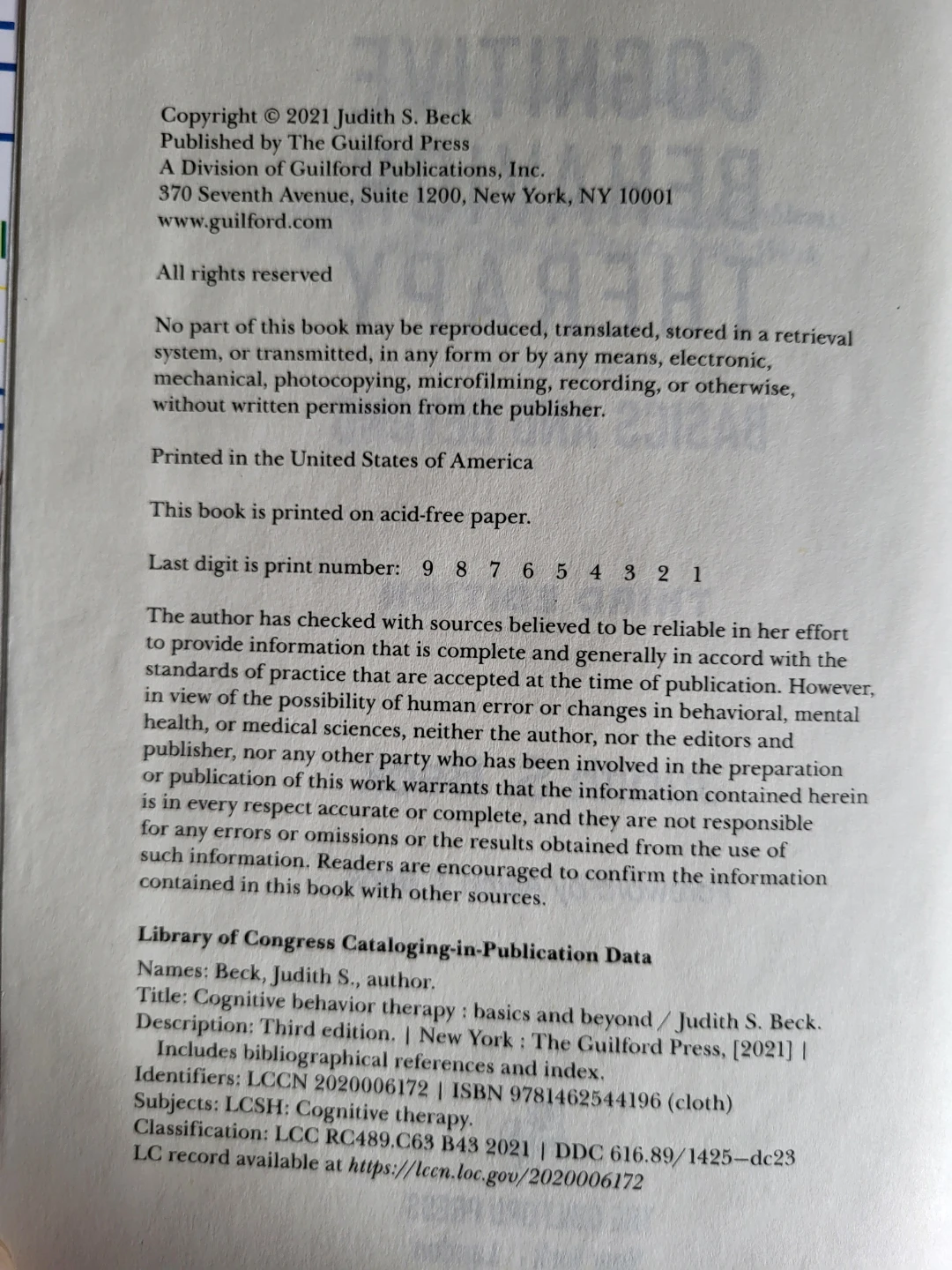 Cognitive Behavior Therapy: Basics and Beyond 3rd Ed - photo 2