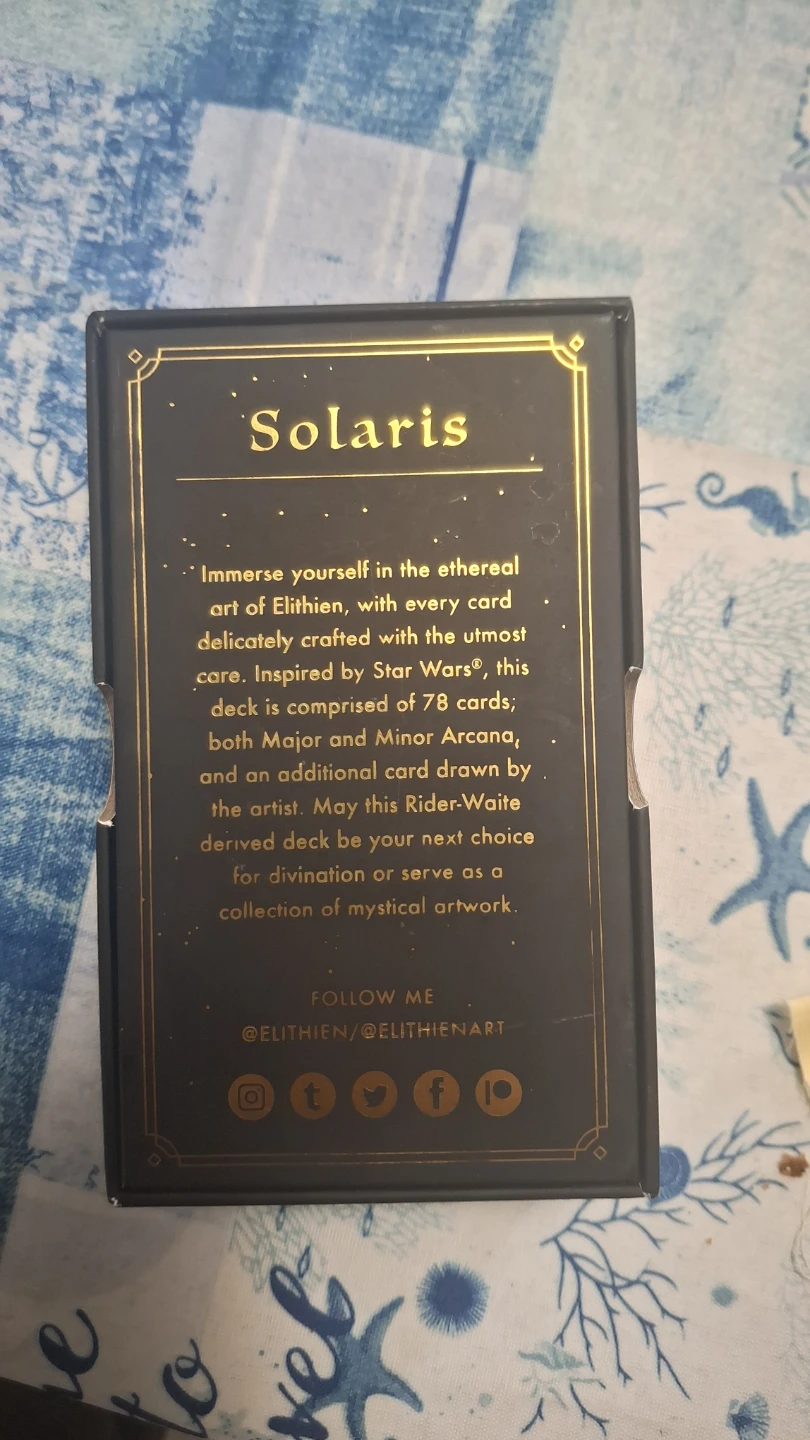 Solaris Tarot Deck by Elithien - Star Wars inspired - photo 3