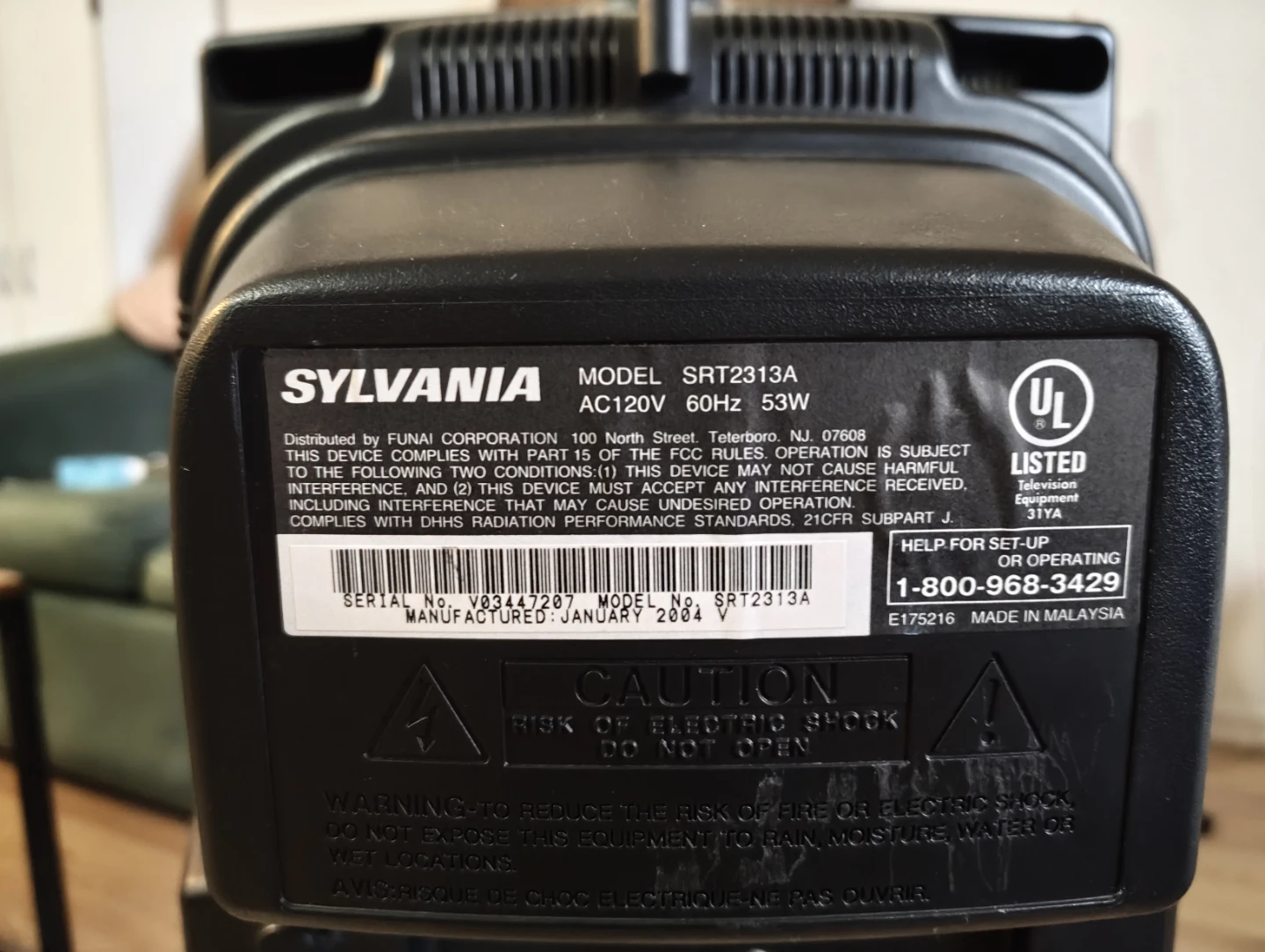 13" CRT TV - photo 3