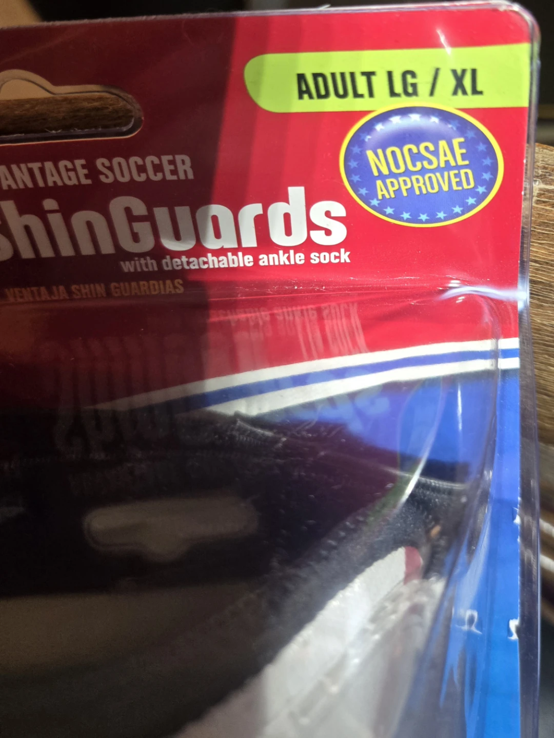 Shin Guards Adult LG/XL. Mueller Soccer Care Advantage. BNIB. - photo 2