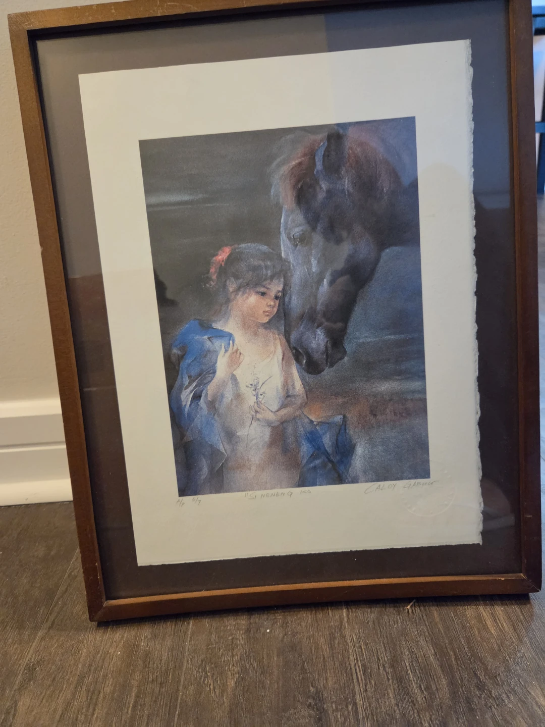 Caloy Gaboc Framed Print Si Neneng