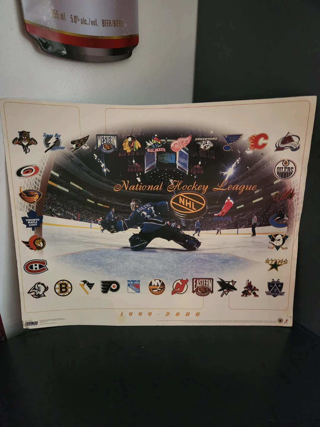 Vintage 1999-2000 NHL Poster