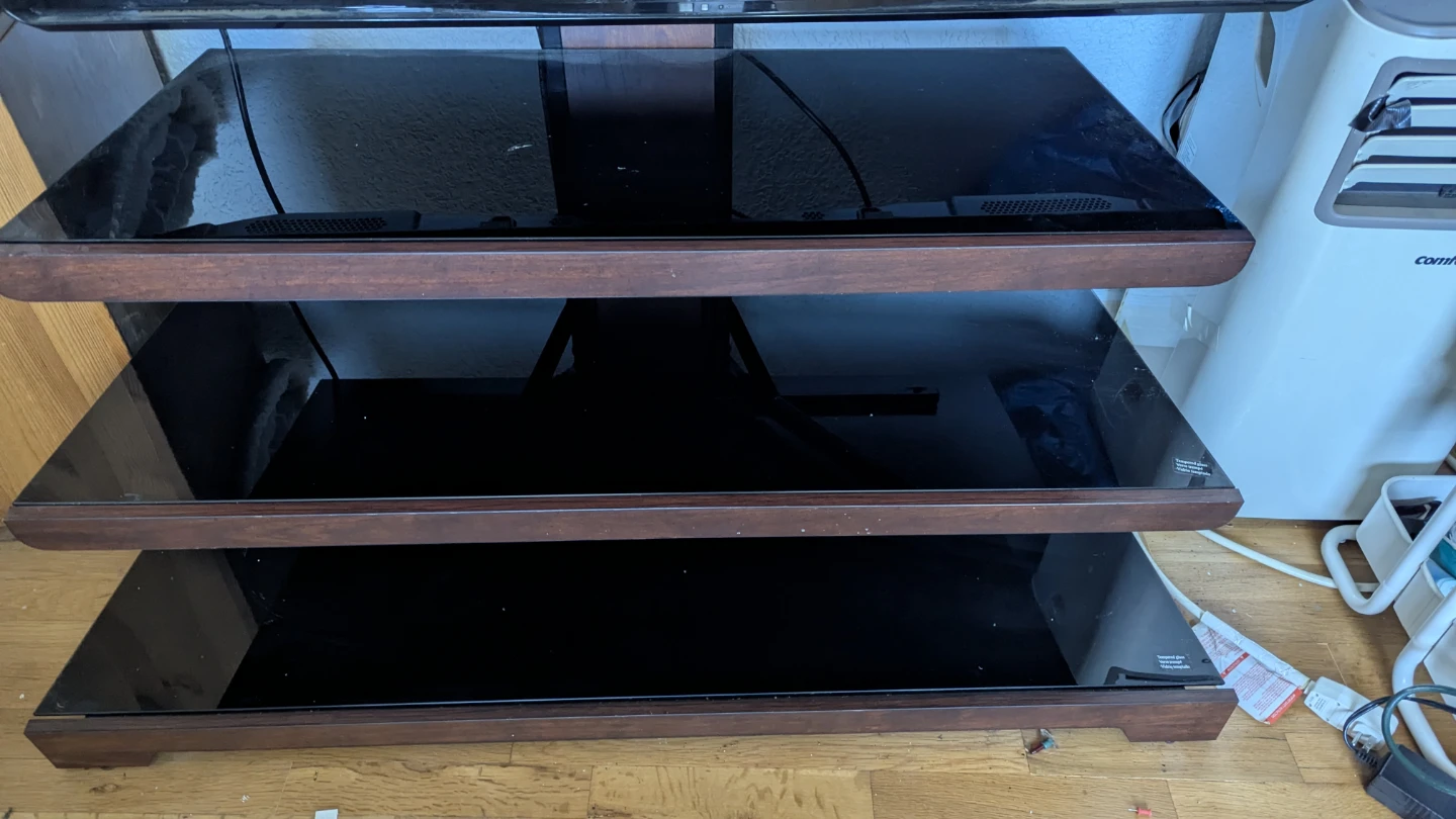 Wood/Glass Stand - photo 2