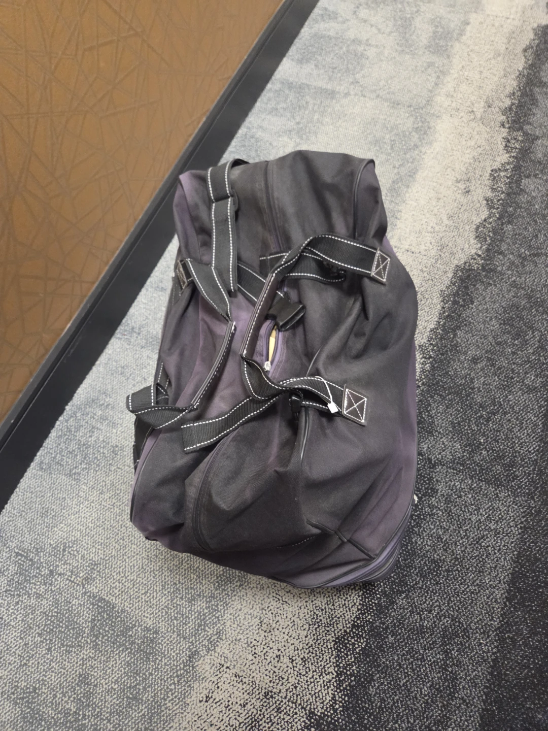 Black Rolling Duffle Bag