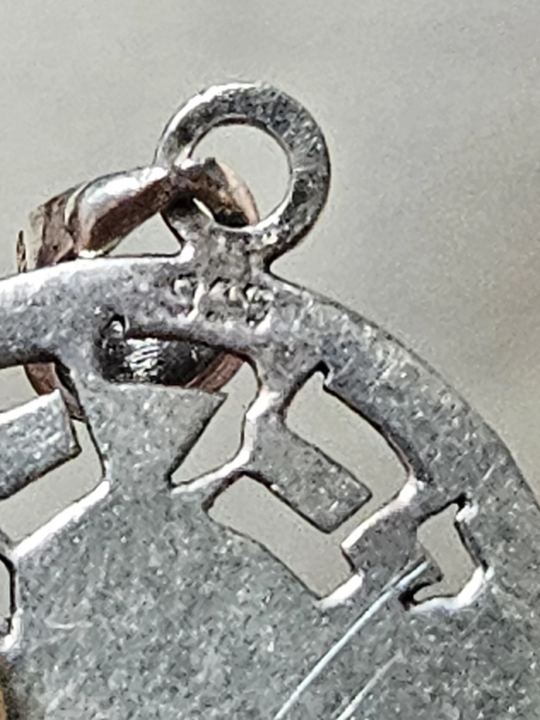 Sterling Silver Hebrew Calligraphy Pendant - photo 3