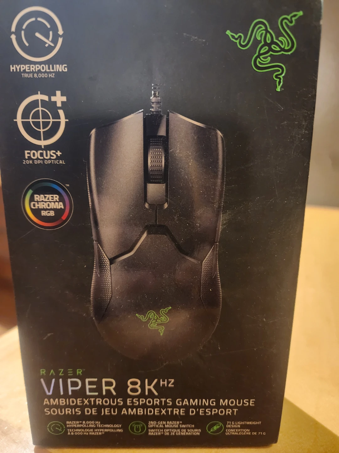 Razer Viper 8KHz Ambidextrous Gaming Mouse