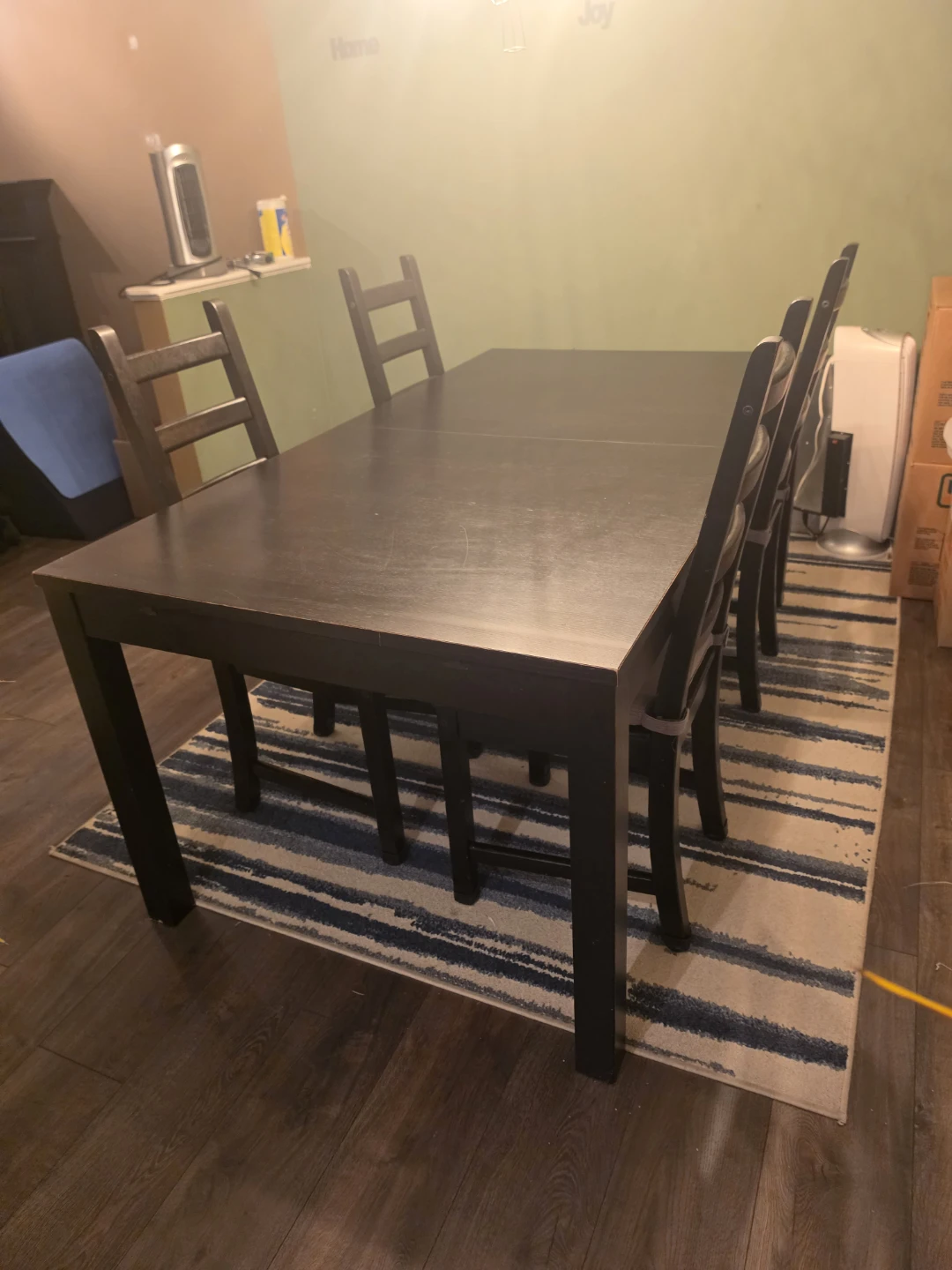 IKEA Extendable Dining Table and 4 Chairs