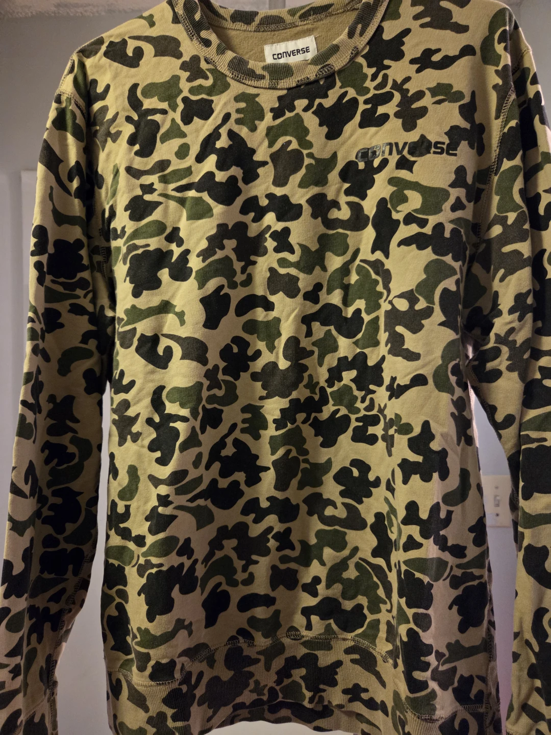 Converse Camouflage Long Sleeve Shirt