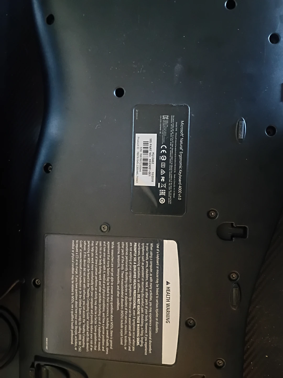 Microsoft Natural Ergonomic Keyboard 4000 - photo 2