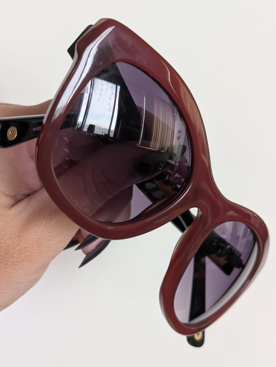ett:twa Sunglasses in Maroon - photo 3